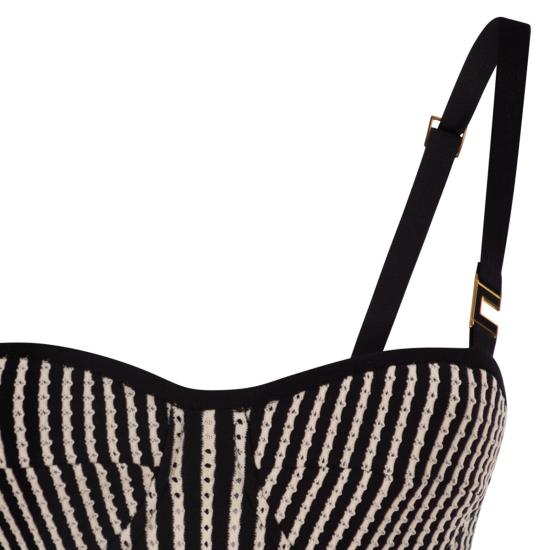 26SS 엘리자베타프랜치 미디 원피스 AM27S62E2 BLACK BUTTER - ELISABETTA FRANCHI