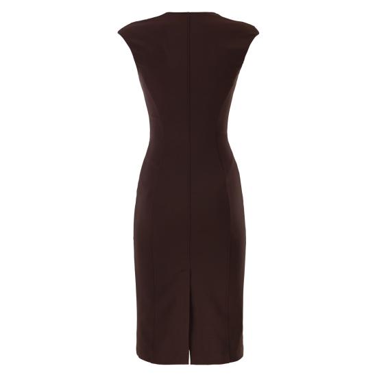 26SS 엘리자베타프랜치 미디 원피스 AB90061E2 DARK BROWN - ELISABETTA FRANCHI