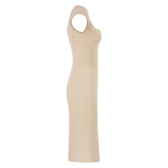 26SS 엘리자베타프랜치 미디 원피스 AB90061E2 BUTTER - ELISABETTA FRANCHI