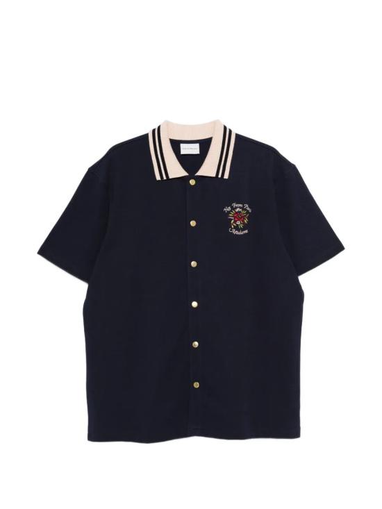 26SS 드롤드무슈 긴팔 셔츠 J SH247 CO264 NAVY
