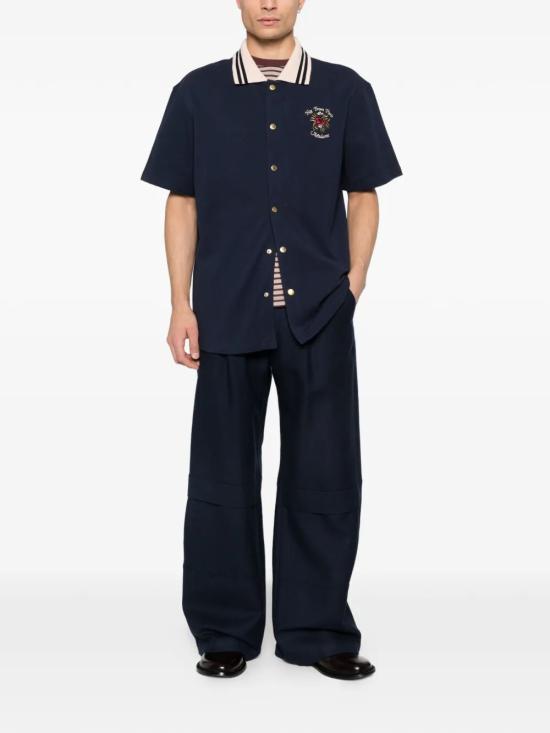 26SS 드롤드무슈 긴팔 셔츠 J SH247 CO264 NAVY - DROLE DE MONSIEUR
