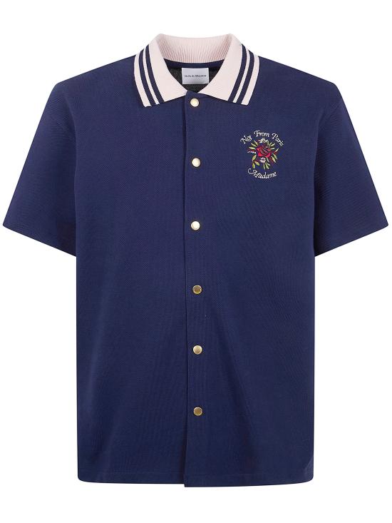 26SS 드롤드무슈 긴팔 셔츠 J SH247 CO264 NAVY