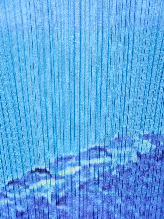 26SS 플리츠플리즈 긴팔 티셔츠 PP66JK671 07 BLUE X YELLOW - PLEATS PLEASE