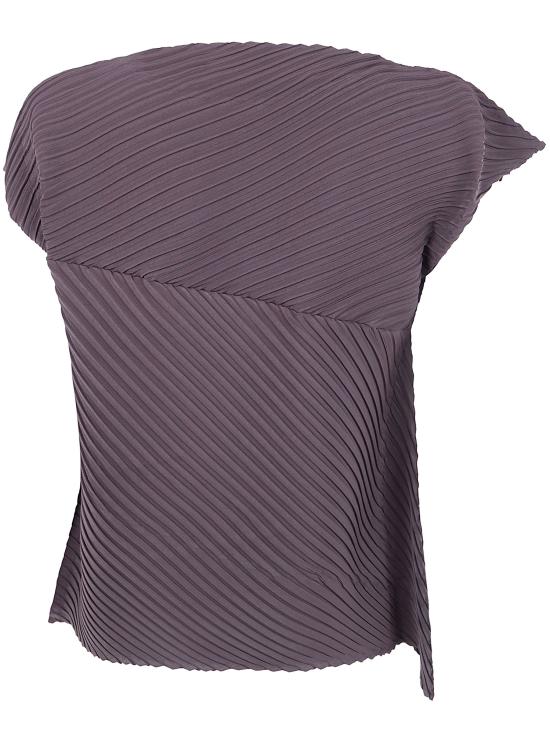 26SS 이세이 미야케 셔츠 IM66FJ673 45 DARK BROWN - ISSEY MIYAKE