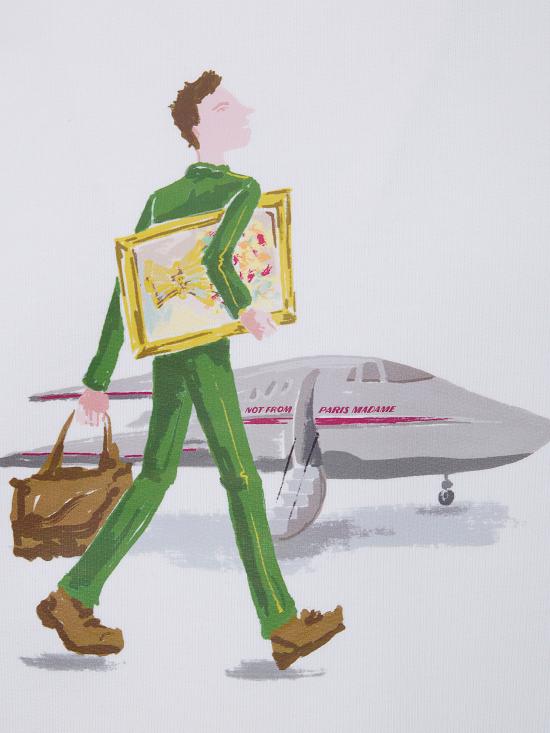 26SS 드롤드무슈 긴팔 티셔츠 J SW187 CO127 OFF WHITE - DROLE DE MONSIEUR