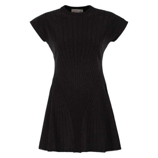 26SS 스포트막스 미디 원피스 2612321051600 BLACK