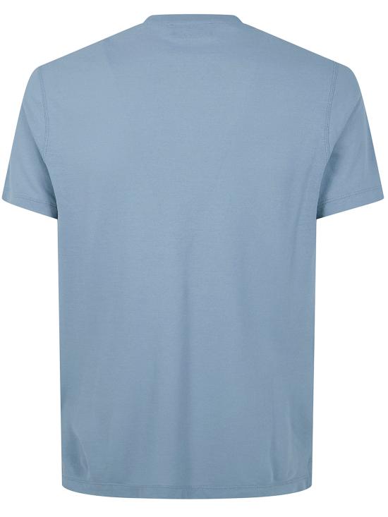 26SS 자노네 반팔 티셔츠 815214 ZG380 Z4220 POWDER BLUE - ZANONE