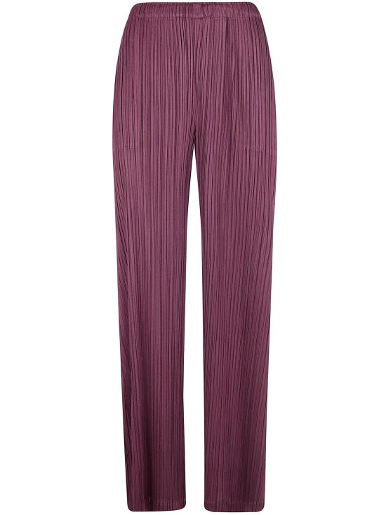 26SS 플리츠플리즈 플레어 팬츠 PP66JF115 84 BORDEAUX - PLEATS PLEASE