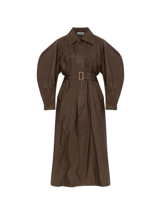26SS 이세이 미야케 코트 IM66FA552 45 DARK BROWN