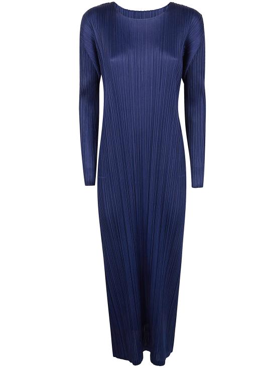 26SS 플리츠플리즈 롱 원피스 PP66JH116 78 DARK NAVY - PLEATS PLEASE
