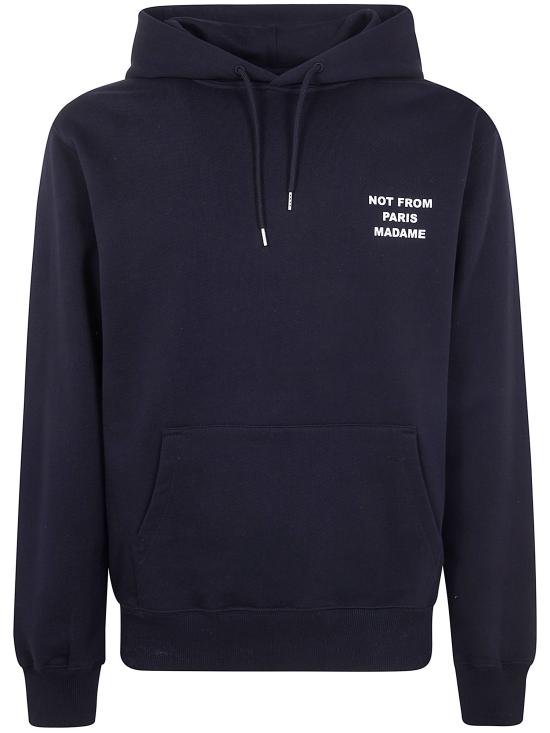 26SS 드롤드무슈 후드 티셔츠 PERM HO162 CO127 098 BLACK