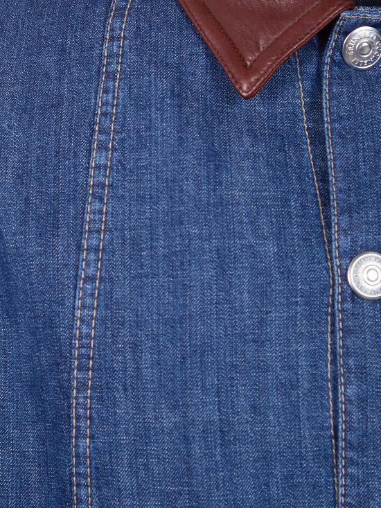 26SS 브루넬로 쿠치넬리 데님 블루종 MH2636914 COH51 DARK DENIM BURNT - BRUNELLO CUCINELLI