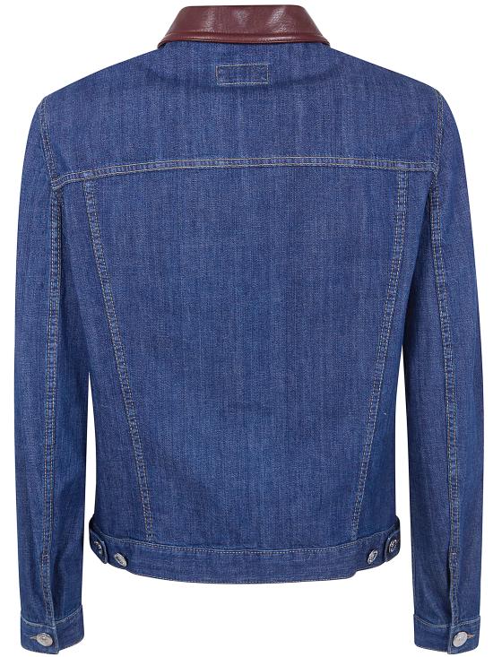 26SS 브루넬로 쿠치넬리 데님 블루종 MH2636914 COH51 DARK DENIM BURNT - BRUNELLO CUCINELLI