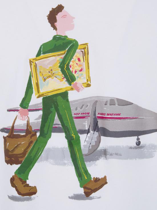 26SS 드롤드무슈 탑 J TS290 CO002 OFF WHITE - DROLE DE MONSIEUR