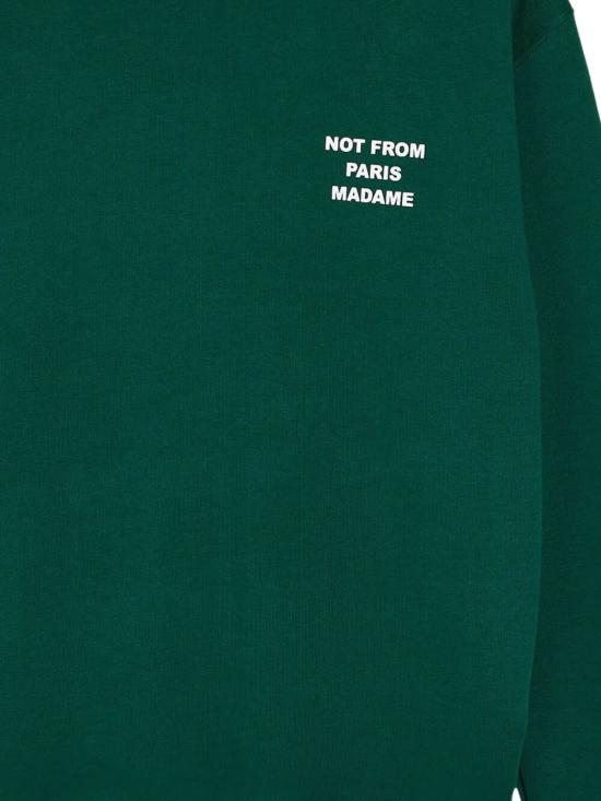 26SS 드롤드무슈 긴팔 티셔츠 PERM SW149 CO127 098 DARK GREEN - DROLE DE MONSIEUR