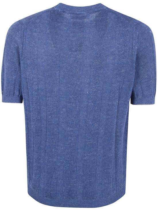 26SS 브루넬로 쿠치넬리 스웨터 M2L707800 CYZ37 DENIM ROPE - BRUNELLO CUCINELLI