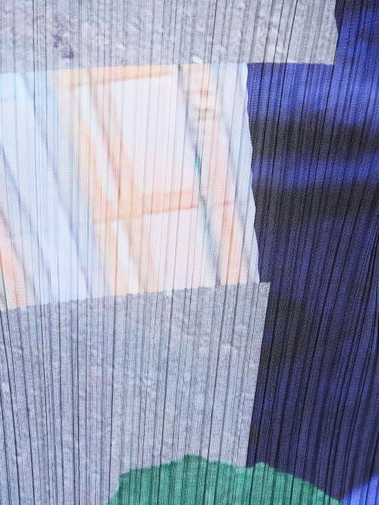 26SS 플리츠플리즈 긴팔 티셔츠 PP66JK671 09 GRAY X NAVY - PLEATS PLEASE