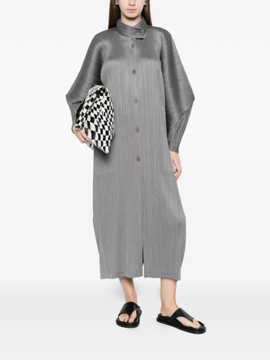 26SS 플리츠플리즈 코트 PP66JA433 12 GRAY - PLEATS PLEASE