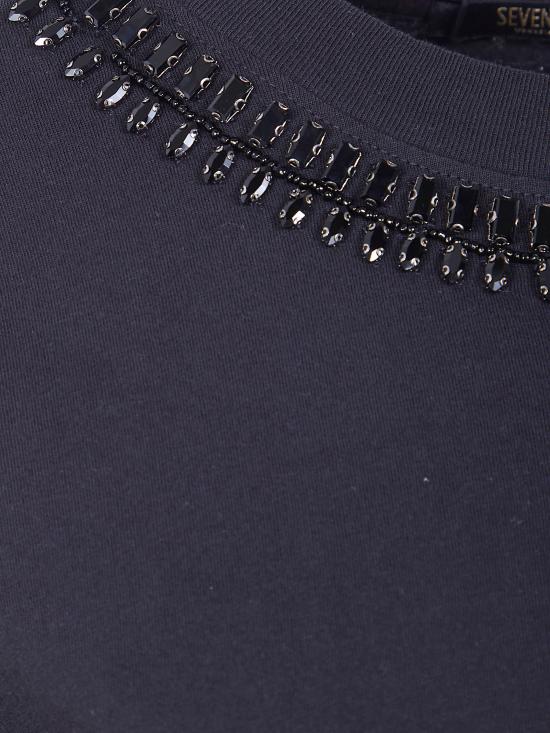 26SS 세븐티 반팔 티셔츠 MJ2132 820477 999 BLACK - SEVENTY