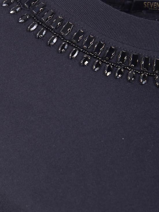 26SS 세븐티 반팔 티셔츠 MJ2132 820477 999 BLACK - SEVENTY