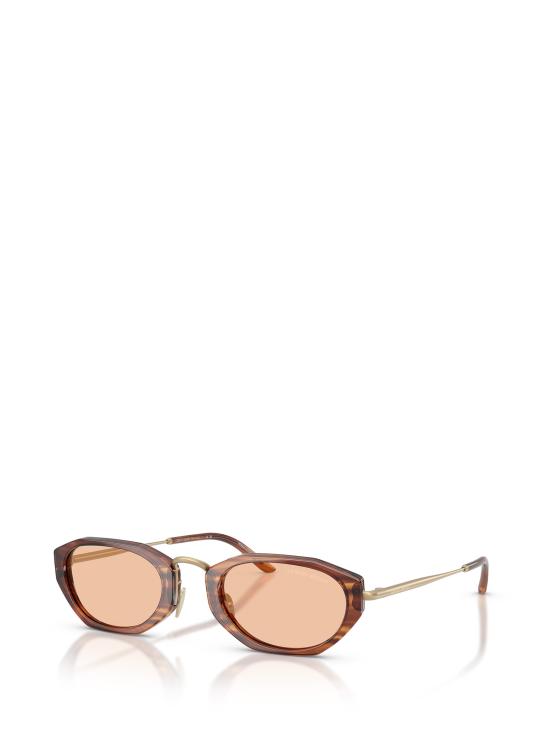 26FW 조르지오 아르마니 선글라스 AR8242 616273 STRIPED BROWN - GIORGIO ARMANI