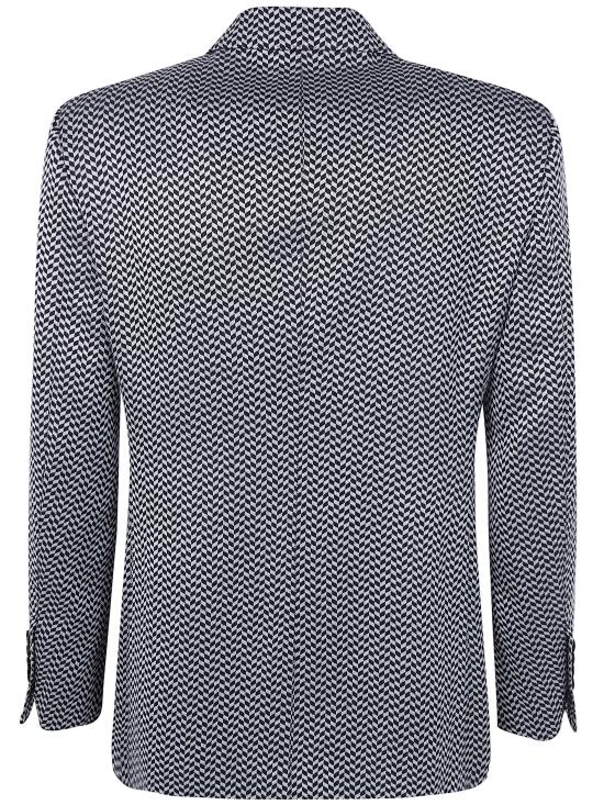 26SS 톰포드 수트 자켓 JLNP02 S0272 NWA BLACK WHITE - TOMFORD