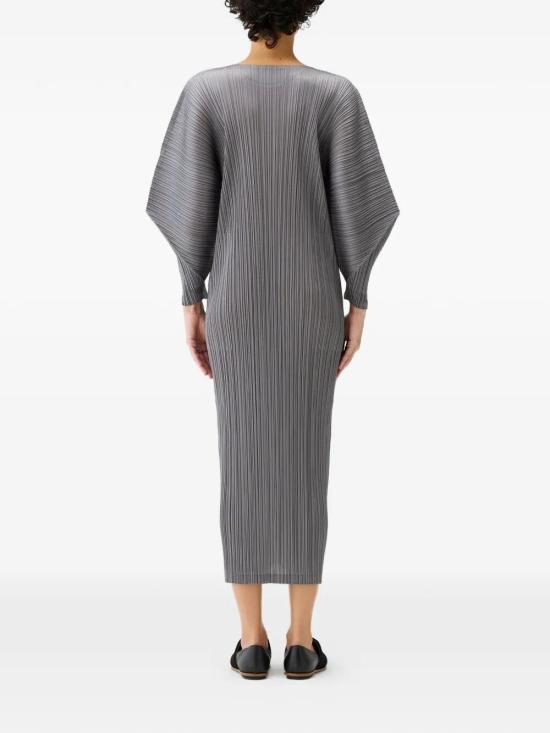 26SS 플리츠플리즈 롱 원피스 PP66JH434 12 GRAY - PLEATS PLEASE
