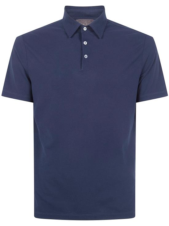 26SS 자노네 폴로 티셔츠 815159 ZG380 Z0542 BLUE NAVY - ZANONE