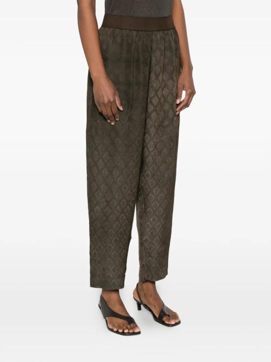 26SS 우마 왕 스트레이트 팬츠 UP3007 098 UW690 DARK BROWN - UMA WANG