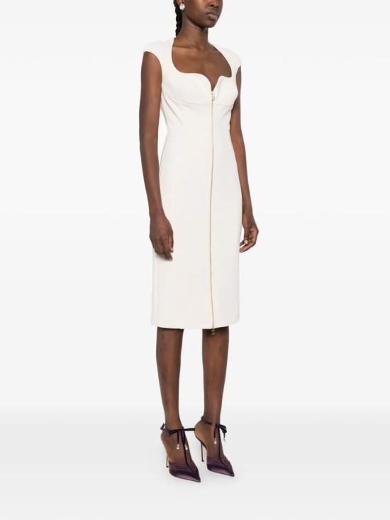 26SS 엘리자베타프랜치 미디 원피스 AB90061E2 193 BUTTER - ELISABETTA FRANCHI