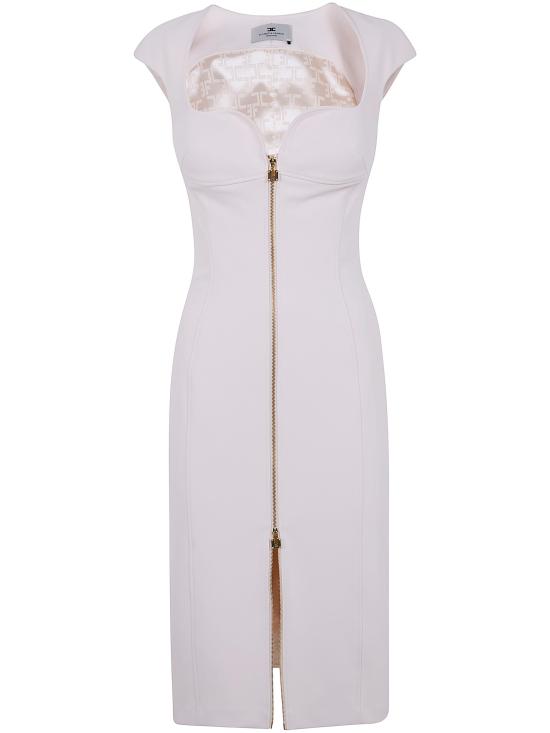 26SS 엘리자베타프랜치 미디 원피스 AB90061E2 193 BUTTER - ELISABETTA FRANCHI