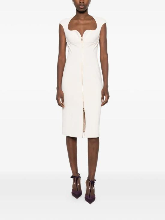 26SS 엘리자베타프랜치 미디 원피스 AB90061E2 193 BUTTER - ELISABETTA FRANCHI