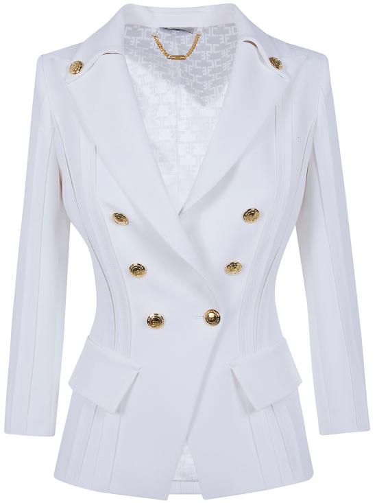 26SS 엘리자베타프랜치 수트 자켓 GI21861E2 360 IVORY - ELISABETTA FRANCHI