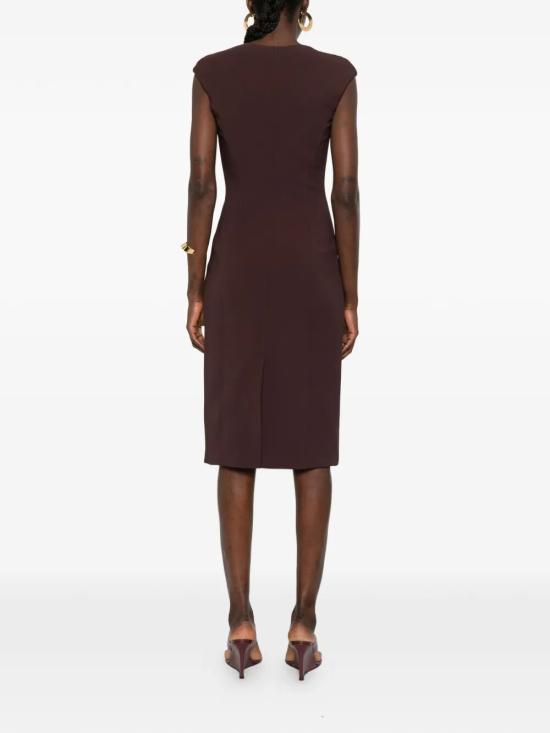 26SS 엘리자베타프랜치 미디 원피스 AB90061E2 644 COCOA - ELISABETTA FRANCHI