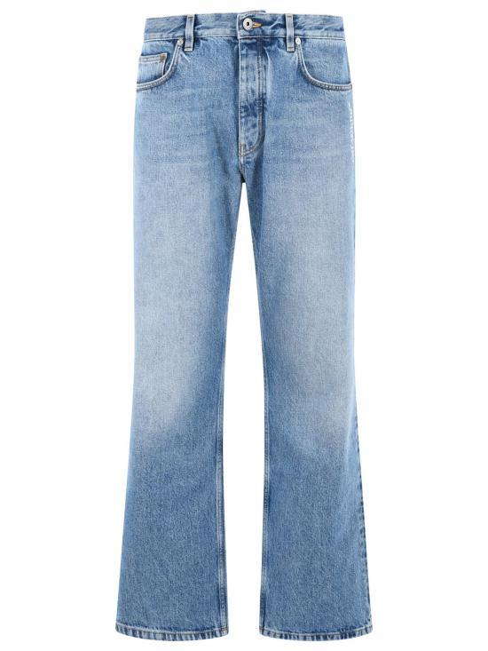 26SS 오프화이트 데님 팬츠 OMYA18JS26DEN0024000 Light Blue