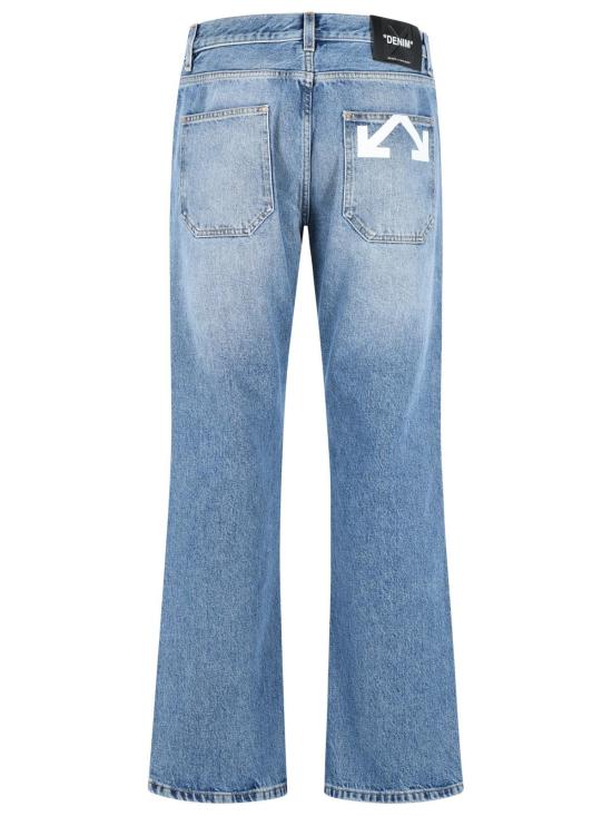 26SS 오프화이트 데님 팬츠 OMYA18JS26DEN0024000 Light Blue - OFF WHITE