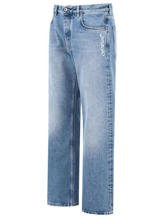 26SS 오프화이트 데님 팬츠 OMYA18JS26DEN0024000 Light Blue - OFF WHITE