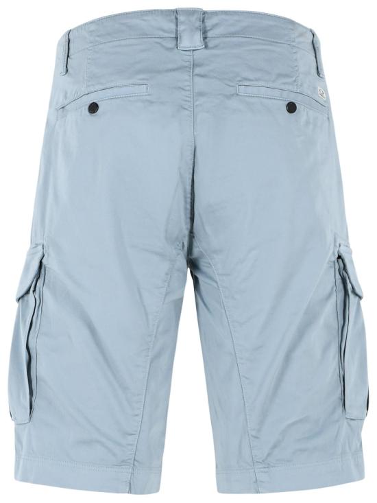 26SS 씨피 컴퍼니 스트레치 사틴 카고 렌즈 쇼츠 도브 20CMBE746A 005694G809 Grey - C.P. COMPANY