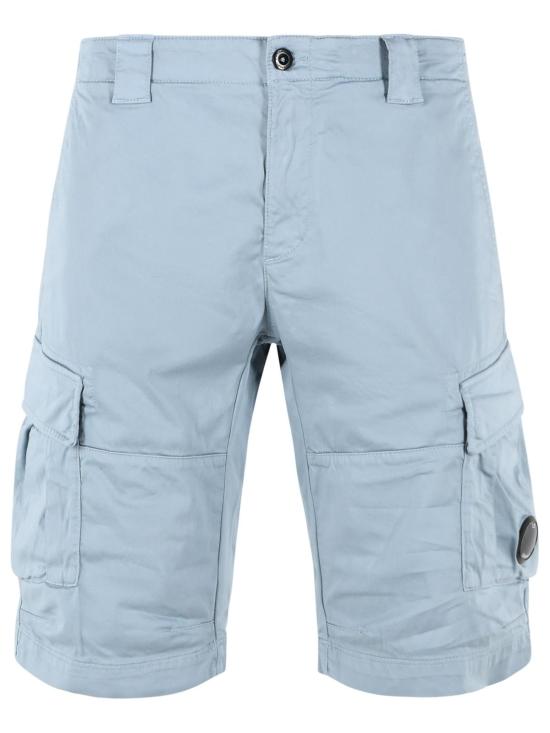 26SS 씨피 컴퍼니 스트레치 사틴 카고 렌즈 쇼츠 도브 20CMBE746A 005694G809 Grey