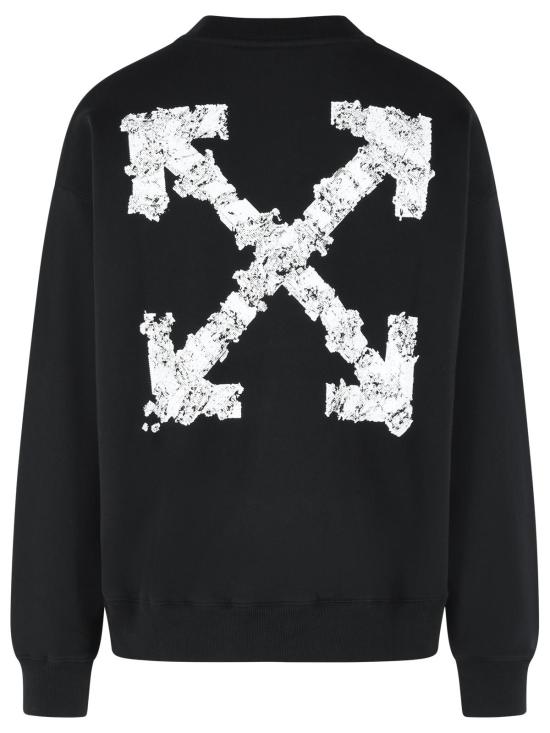 26SS 오프화이트 긴팔 티셔츠 44MBA054S26F002001 Black - OFF WHITE