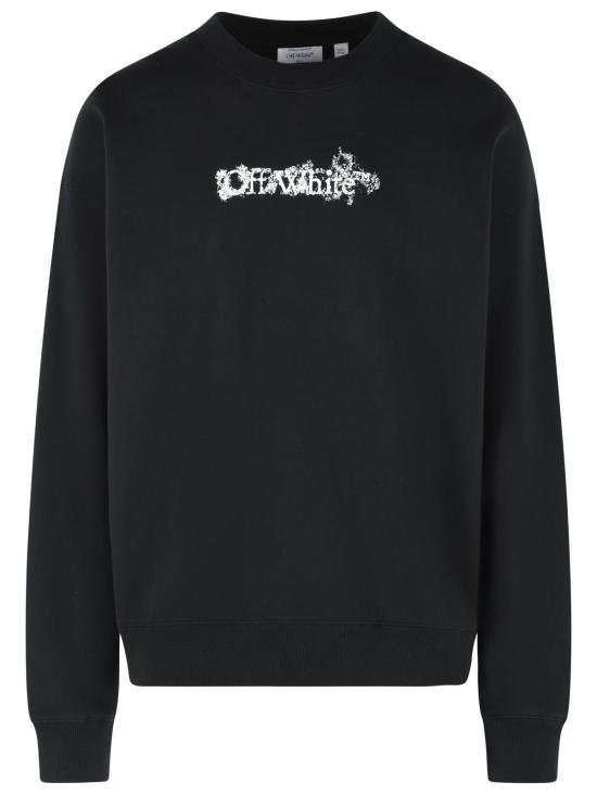 26SS 오프화이트 긴팔 티셔츠 44MBA054S26F002001 Black