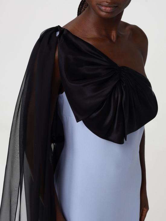 26SS 발렌티노 가라바니 롱 원피스 8B3VDMX01MM 9Y4 Gnawed Blue - VALENTINO GARAVANI