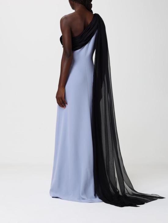 26SS 발렌티노 가라바니 롱 원피스 8B3VDMX01MM 9Y4 Gnawed Blue - VALENTINO GARAVANI