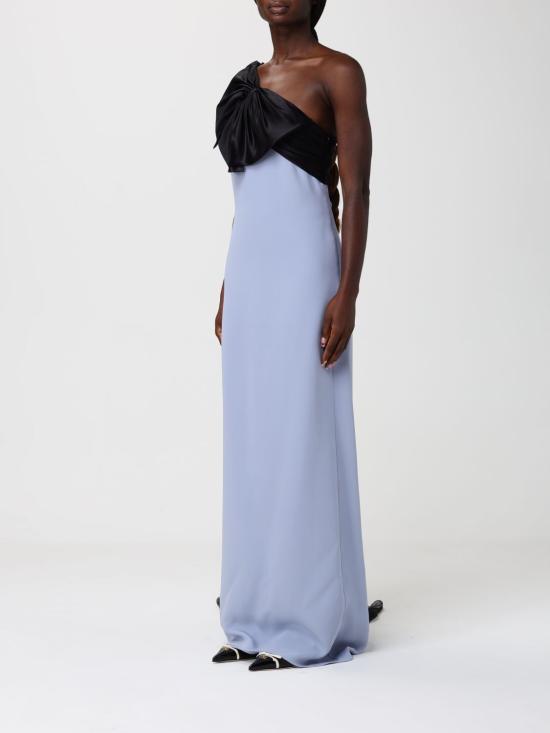 26SS 발렌티노 가라바니 롱 원피스 8B3VDMX01MM 9Y4 Gnawed Blue - VALENTINO GARAVANI