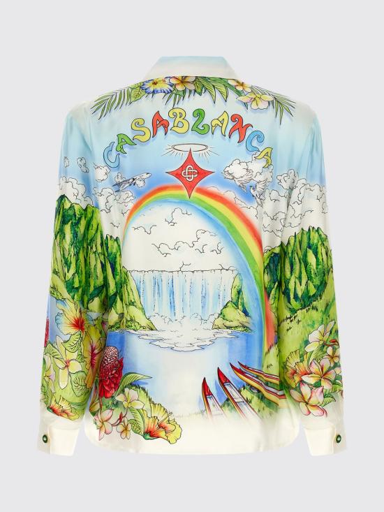 26SS 카사블랑카 긴팔 셔츠 MSP26SH006 05 Fa01 - CASABLANCA