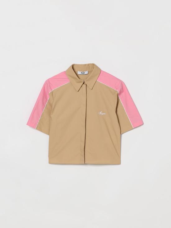 26SS [키즈] 엠에스지엠 셔츠 S6MSJGSI206 092 Beige