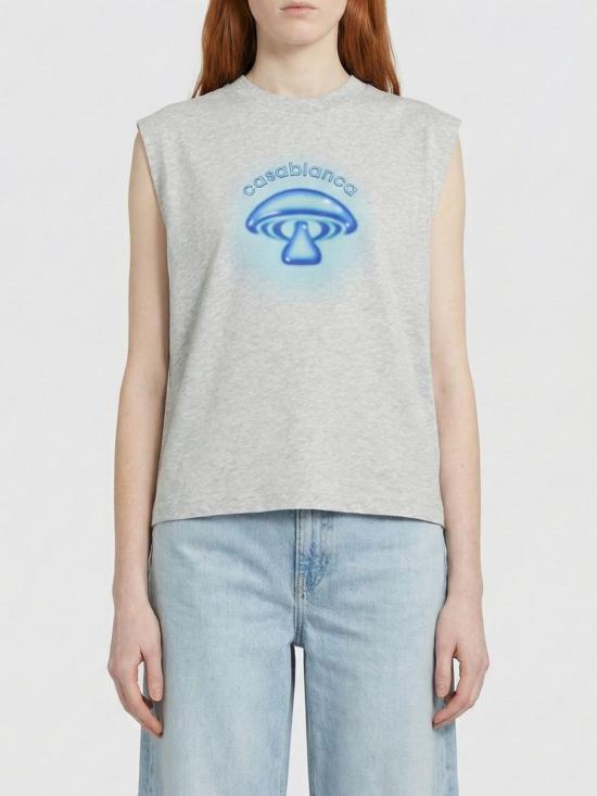 26SS 카사블랑카 반팔 티셔츠 WSP26JTS058 01 Multicolor