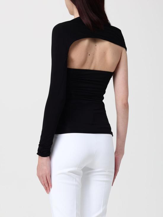 26SS 엘리자베타프랜치 긴팔 티셔츠 MD01561E2 110 Black - ELISABETTA FRANCHI