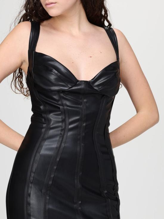 26SS 엘리자베타프랜치 롱 원피스 AB88961E2 110 Black - ELISABETTA FRANCHI