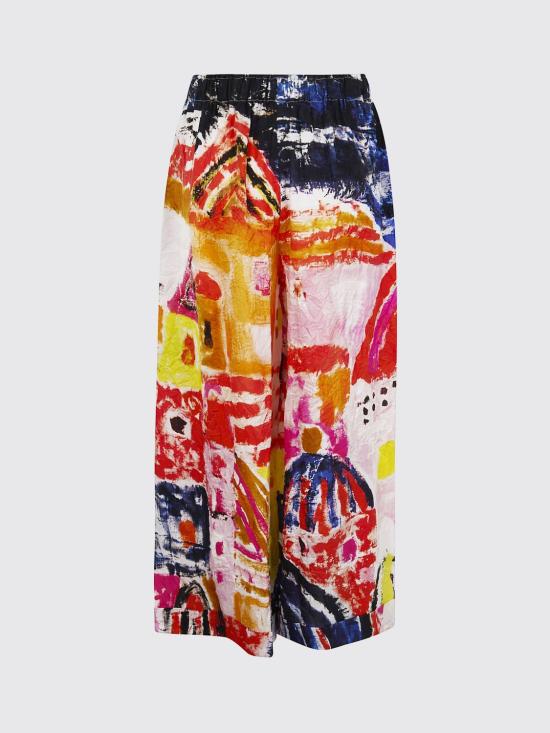 26SS 다니엘라 그레지스 스트레이트 팬츠 P7FS316 TIMO PINK DRAWING Pink - DANIELA GREGIS